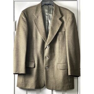 Men's Sport's Jacket by Gianfranco Ruffin‎ Italy 100% Lambswool Size 41R
